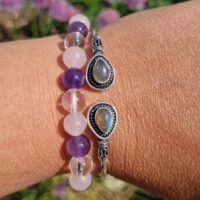 Gouden driehoek armband
