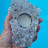 Ruwe rookkwarts waxine