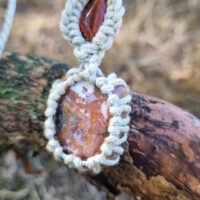 Unieke sesam agaat ketting