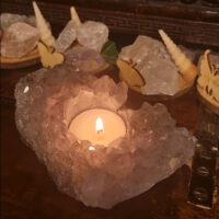 Rookkwarts waxinelicht